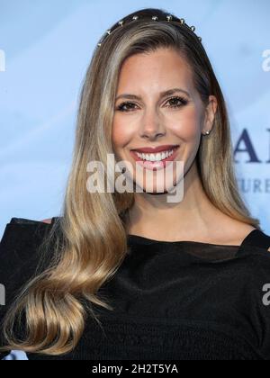 LAGUNA BEACH, ORANGE COUNTY, CALIFORNIA, Stati Uniti d'America - OTTOBRE 23: Ashley Slack arriva alla quattordicesima edizione annuale della festa estiva Oceana SeaChange tenutasi in una residenza privata il 23 Ottobre 2021 a Laguna Beach, Orange County, California, Stati Uniti. (Foto di Xavier Collin/Image Press Agency) Foto Stock