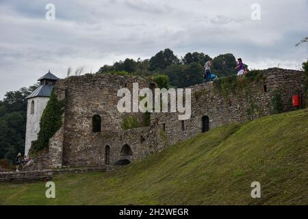 MAGLAJ, BOSNIA-ERZEGOVINA - 04 ottobre 2021: Un bel colpo di edificio dell'epoca antottomana in Bosnia-Erzegovina Foto Stock