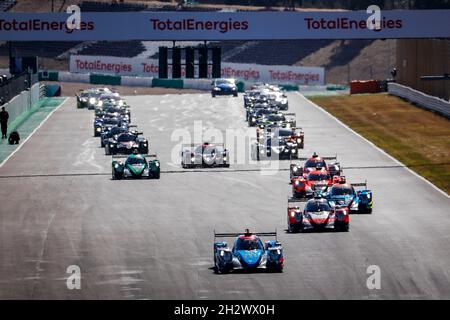 65 Canal Julien (fra), Stevens Will (gbr), Allen James (aus), Panis Racing, Oreca 07 - Gibson, in azione durante la 2021 4 ore di Portimao, 5° round della 2021 European le Mans Series, dal 21 al 24 ottobre 2021 sul circuito Internazionale di Algarve, a Portimao, Portogallo - Foto Paulo Maria / DPPI Foto Stock