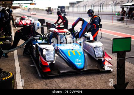 65 Canal Julien (fra), Stevens Will (gbr), Allen James (aus), Panis Racing, Oreca 07 - Gibson, in azione durante la 2021 4 ore di Portimao, 5° round della 2021 European le Mans Series, dal 21 al 24 ottobre 2021 sul circuito Internazionale di Algarve, a Portimao, Portogallo - Foto Joao Filipe / DPPI Foto Stock