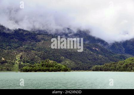 Palude del Tranco nel Parco Nazionale di Cazorla - Jaen Foto Stock