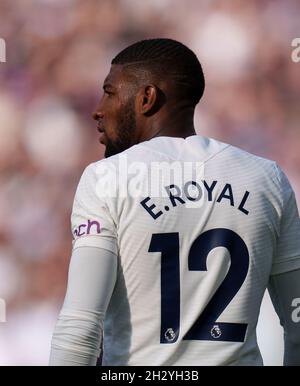 Londra, Regno Unito. 16 ottobre 2021. Emerson Royal of Spurs durante la partita della Premier League tra West Ham United e Tottenham Hotspur all'Olympic Park di Londra, Inghilterra, il 24 ottobre 2021. Foto di Andy Rowland. Credit: Prime Media Images/Alamy Live News Foto Stock