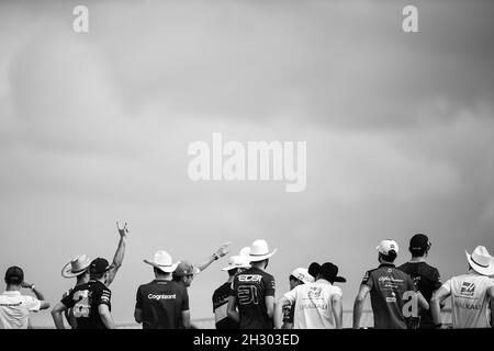 Austin, Texas, USA, 24/10/2021, sfilata dei piloti. 24.10.2021. Formula 1 World Championship, Rd 17, United States Grand Prix, Austin, Texas, USA, Race Day. Il credito fotografico dovrebbe essere: XPB/Press Association Images. Foto Stock