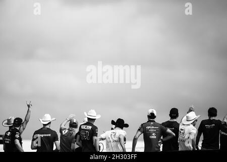 Austin, Texas, USA, 24/10/2021, sfilata dei piloti. 24.10.2021. Formula 1 World Championship, Rd 17, United States Grand Prix, Austin, Texas, USA, Race Day. Il credito fotografico dovrebbe essere: XPB/Press Association Images. Foto Stock