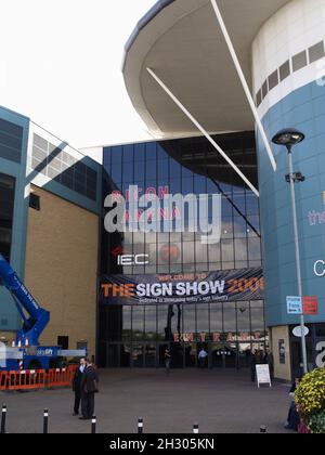 La fiera Sign Show al Ricoh Arena Coventry Foto Stock