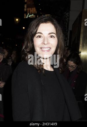 Nigella Lawson partecipa alla serata stampa di Travesties all'Apollo Theatre, Shaftesbury Avenue, Londra. Foto Stock