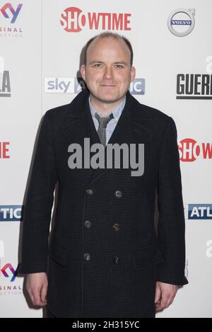 Rory Kinnear arriva alla prima britannica di Guerilla di Sky Atlantic al Curzon, Bloomsbury, Londra. Data foto: Giovedì 6 aprile 2017. Il credito fotografico dovrebbe essere: Â© David Jensen/EMPICS Entertainment Foto Stock