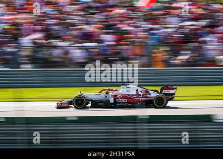 Austin, Texas, Stati Uniti, 24/10/2021, 07 RAIKKONEN Kimi (fin), Alfa Romeo Racing ORLEN C41, in azione nel corso della Formula 1 Aramco United States Grand Prix 2021, 17° round del Campionato del mondo di Formula uno 2021 FIA dal 21 al 24 ottobre 2021 sul circuito delle Americhe, ad Austin, Texas, Stati Uniti d'America - Foto: Florent Gooden/DPPI/LiveMedia Foto Stock