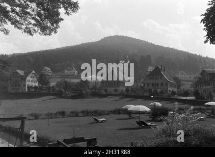 Urlaub im Schwarzwald, Deutsches Reich 1930er Jahre. Vacanze nella Foresta Nera, Germania 1930s. Foto Stock