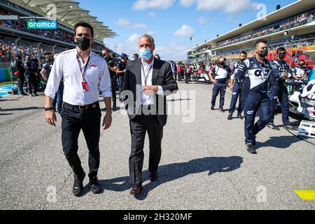 Austin, Stati Uniti. 24 ottobre 2021. Chase Carey (USA, non-Executive Chairman of Formula 1 Group), Gran Premio di F1 degli Stati Uniti al Circuit of the Americas il 24 ottobre 2021 ad Austin, Stati Uniti d'America. (Foto di HOCH ZWEI) Credit: dpa/Alamy Live News Foto Stock