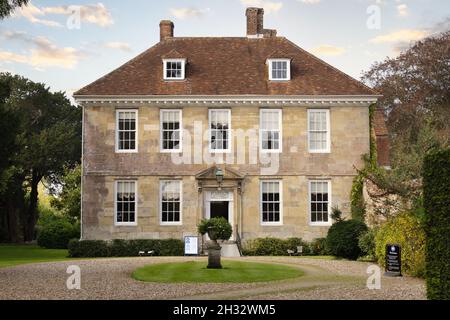 Arundells, una casa di grado II in Cathedral Close Salisbury, la casa dell'ex primo ministro Edward Heath dal 1985 al 2005. Salisbury Wiltshire Regno Unito Foto Stock