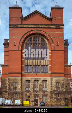 Una sezione della Aston Webb Great Hall presso la Birmingham University. Foto Stock