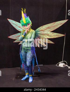 Londra, Regno Unito. 24 ottobre 2021. L'annuale MCM Comic-con di Londra torna all'Excel Center dopo un'assenza di due anni. Credit: Enrique Guadiz / Alamy Live Foto Stock