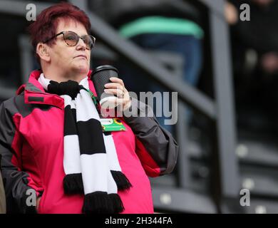 Notts County vs Stockport County 23/10/21. Foto Stock