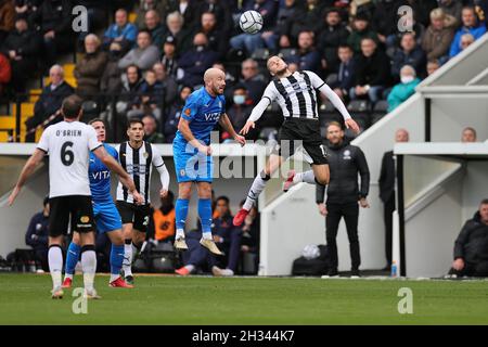 Notts County vs Stockport County 23/10/21. Foto Stock