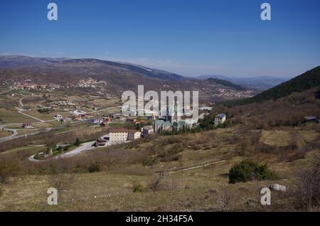 Santuario Basilica minore dell'Addolorata - Castelpetroso - Isernia - Molise - Italy Foto Stock