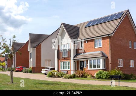 Bellway Amen Corner Housing development, Gold Place, Binfield, Berkshire, Inghilterra, Regno Unito Foto Stock