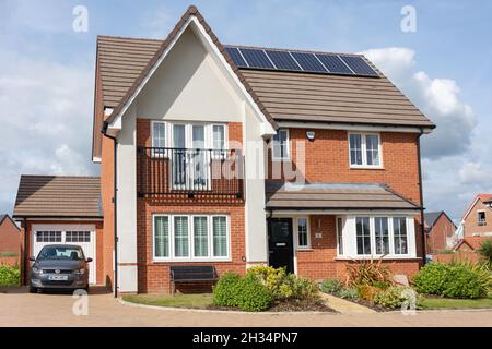 Bellway Amen Corner Housing development, Gold Place, Binfield, Berkshire, Inghilterra, Regno Unito Foto Stock