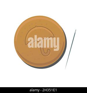 Coreana tv show Squid gioco senza cuciture pattern illustrazione Illustrazione Vettoriale