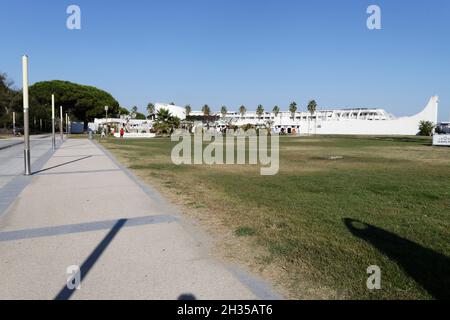 La Grande Motte, Francia. 26 agosto 2021. Resort in la Grande Motte, Herault, France.Credit: Veronique Phitoussi Foto Stock