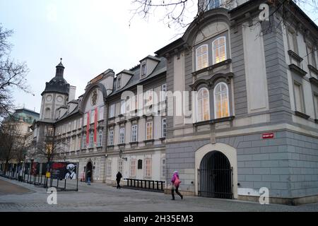 Biblioteca di studi e ricerche della Regione Pilsen, Plzen, Pilsen, Repubblica Ceca Foto Stock