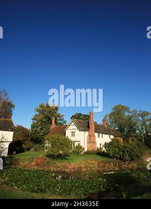 Lower Brockhampton Manor House, Bringsty, Bromyard, Herefordshire, Regno Unito. Foto Stock