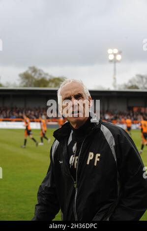 Barnet 1 Rochdale 0, 08/05/2010. Stadio Underhill, campionato 2. L'ultima partita della stagione a Underhill. Paul Fairclough. Responsabile. Foto Stock