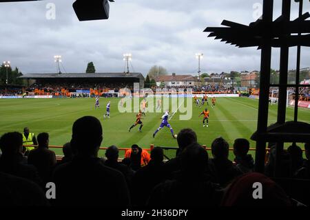 Barnet 1 Rochdale 0, 08/05/2010. Stadio Underhill, campionato 2. L'ultima partita della stagione a Underhill. Il Bees deve battere Rochdale per rimanere in su. Foto Stock