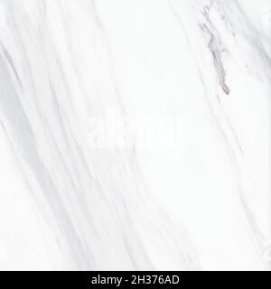 Sfondo in marmo bianco, marmo in pietra naturale per pareti e piastrelle in ceramica, marmo lucido avorio. Texture in marmo naturale reale e sfondo della superficie. Foto Stock