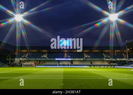 LONDRA, REGNO UNITO. 26 OTTOBRE Stadio QPR prima della partita della Carabao Cup tra i Queens Park Rangers e Sunderland al Kiyan Prince Foundation Stadium., Londra martedì 26 ottobre 2021. (Credit: Ian Randall | MI News) Credit: MI News & Sport /Alamy Live News Foto Stock