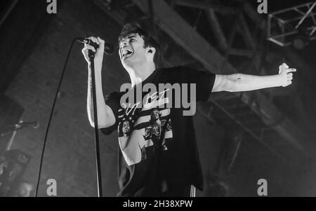 Fontaines DC alla O2 Academy di Bournemouth, Regno Unito. 26 Ottobre 2021.Credit: Charlie Raven/Alamy Live News Foto Stock