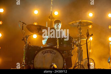 Fontaines DC alla O2 Academy di Bournemouth, Regno Unito. 26 Ottobre 2021.Credit: Charlie Raven/Alamy Live News Foto Stock