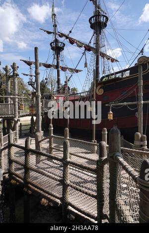 Francia, Parigi, nave pirata Foto Stock