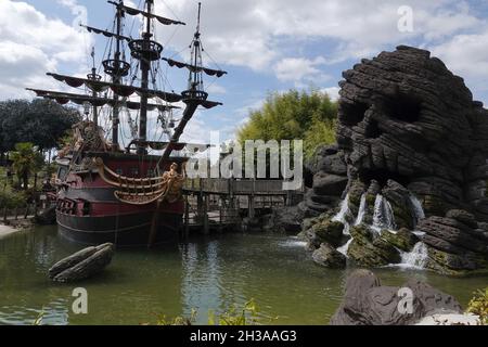 Francia, Parigi, nave pirata Foto Stock