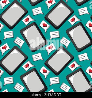 Per tessuti di abbigliamento e oggetti, prodotti cartacei, involucri, carta da parati, decorazioni, notebook, interni e sfondo per reti sociali, ecc. Illustrazione Vettoriale