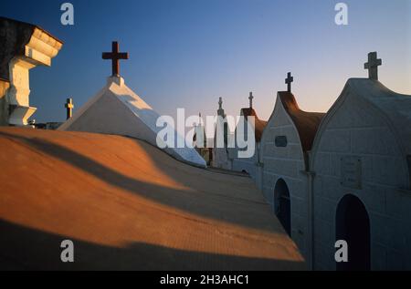 FRANCIA. CORSICA DEL SUD (2A) BONIFACIO. CIMITERO Foto Stock