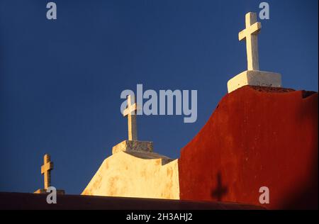 FRANCIA. CORSICA DEL SUD (2A) BONIFACIO. CIMITERO Foto Stock