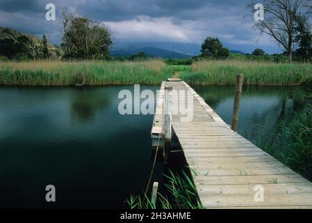 FRANCIA. CORSICA DEL NORD (2B) ESTUARIO DELL'OSTRICONI Foto Stock