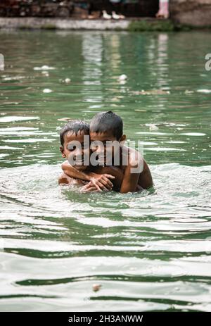 Foto di strada del Bangladesh, fotografia di strada in Bangladesh Foto Stock