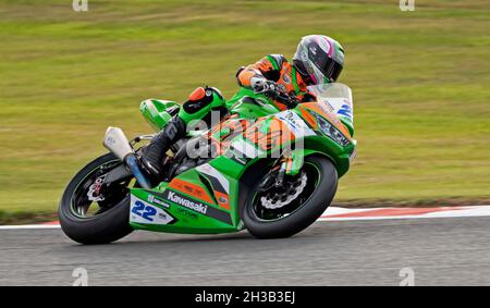 Quattro Group British Supersport/British GP2, 22, Eunan McGlinchey, Gearlink Kawasaki Foto Stock