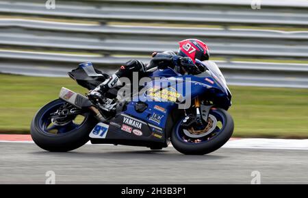 Quattro Group British Supersport/British GP2, 97, Bradley Perie, Appleyard macadam Yamaha Foto Stock