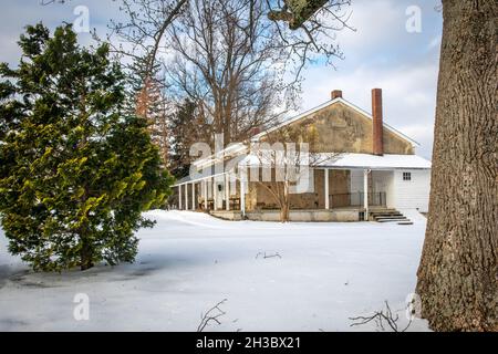 Little Falls Friends Meeting - Quaker meeting house a Harford Contea di Maryland Foto Stock