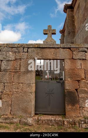 Architettura ecclesiastica e religiosa della Cantabria. Foto Stock