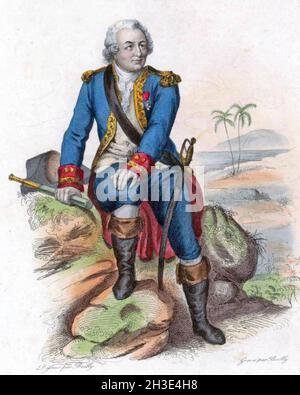 LOUIS de BOUGAINVILLE (1729-1811) ammiraglio ed esploratore francese Foto Stock