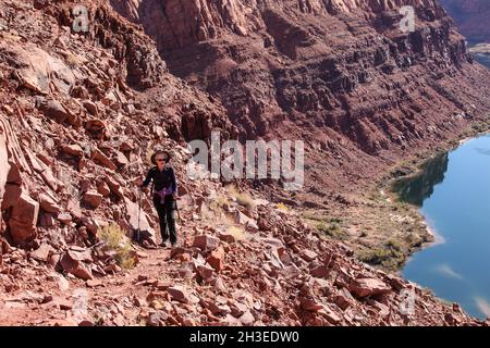 Un'escursione attraverso il Mesozoico colorato Foto Stock