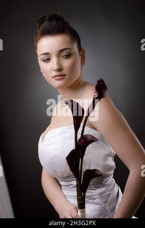 Sposa abiti da sposa Foto Stock