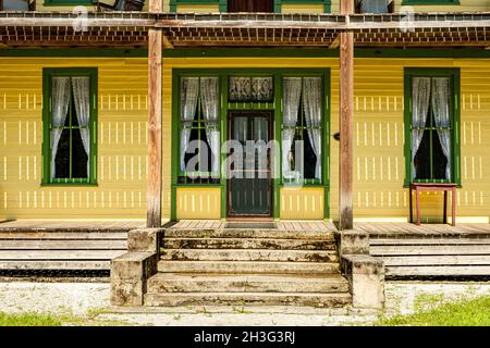 Planetary Court, Koreshan state Park, Corkscrew Road, estero, Florida Foto Stock