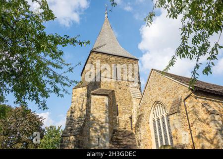 Chiesa parrocchiale di San Pietro e San Paolo, Church Street, Edenbridge, Kent, Inghilterra, Regno Unito Foto Stock