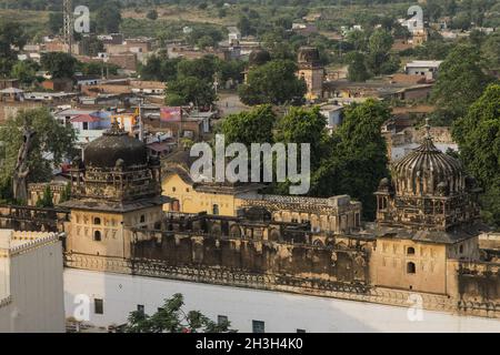 Palki Mahal, Orchha Foto Stock