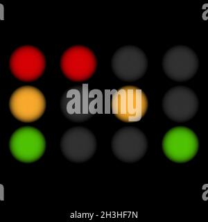 Semaforo, semaforo, icona semaforo, illustrazione - illustrazione vettoriale, grafica clip-art Illustrazione Vettoriale